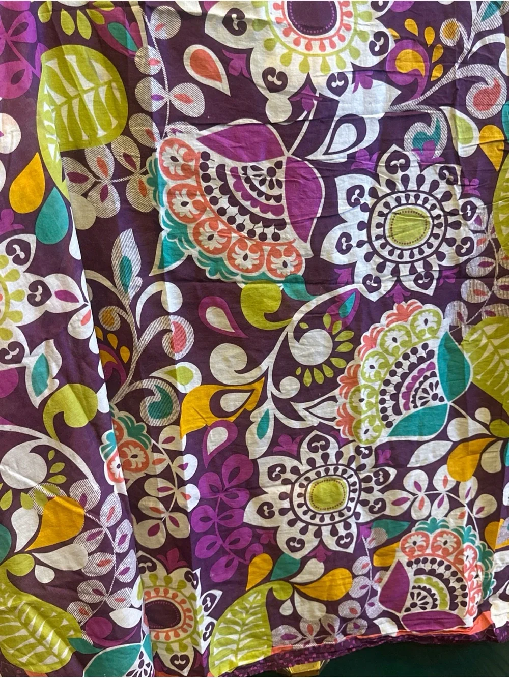 Vera Bradley Plum Crazy Scarf/Sarong